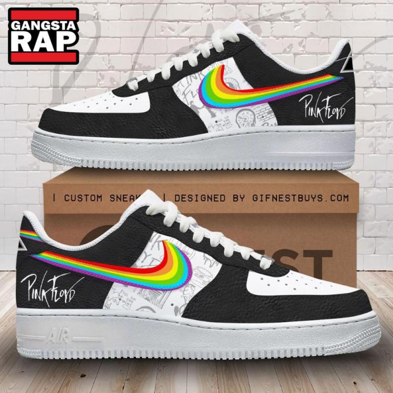 pink floyd the dark side of the moon air force 1 sneaker shoes4731 Pink Floyd The Dark Side of the Moon Air Force 1 Sneakers IFDDAF10034 Idea Fanatic