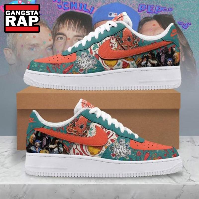 red hot chili peppers music air force 1 shoes sneaker8136 Red Hot Chili Peppers Music Air Force 1 Sneakers IFDDAF10036 Idea Fanatic