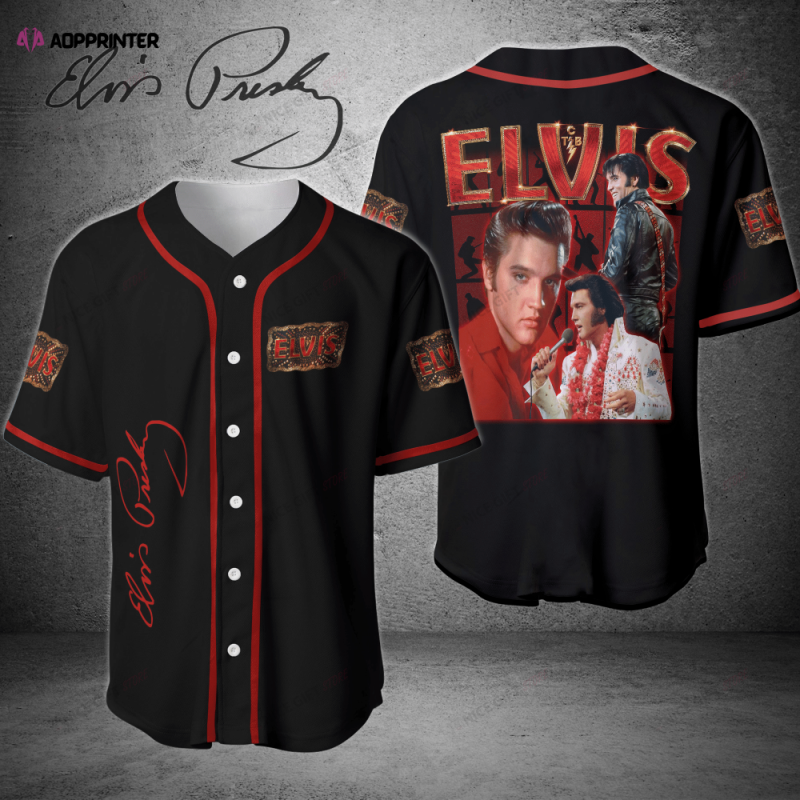 rock n roll style elvis presley baseball jersey limited edition Rock n Roll Style: Elvis Presley Baseball Jersey IDF110750 Idea Fanatic