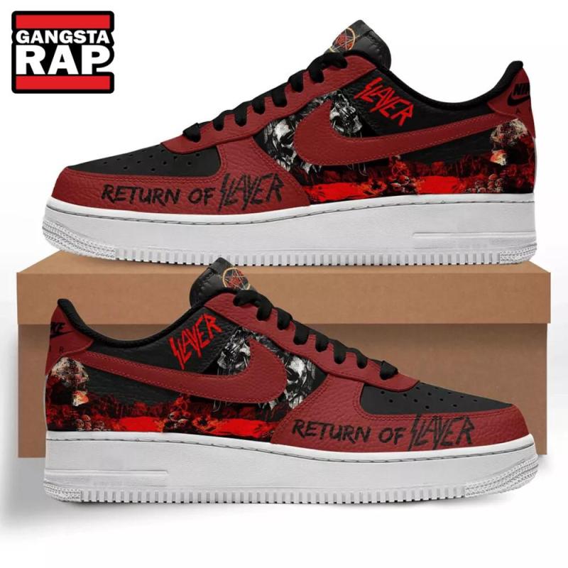 slayer music air force 1 sneaker shoes3269 Slayer Music Air Force 1 Sneakers IFDDAF10045 Idea Fanatic