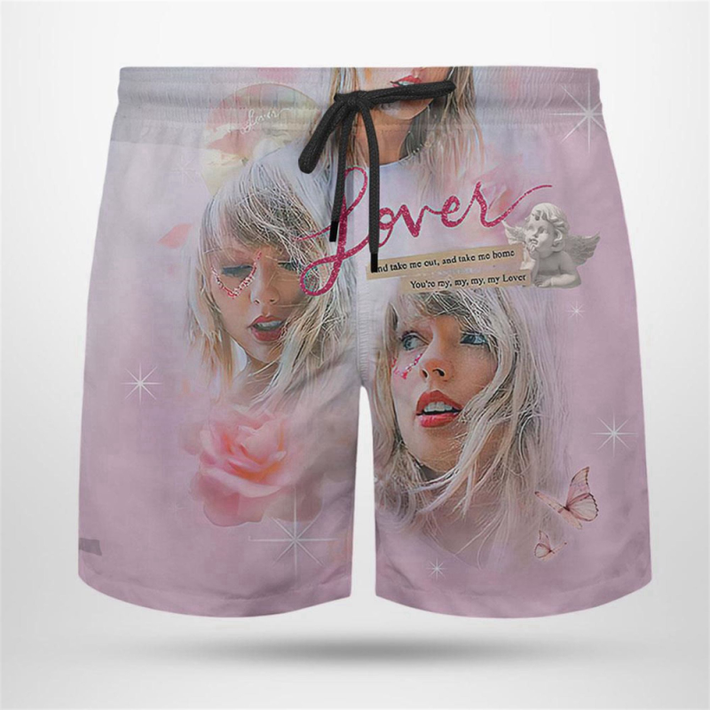 stylish taylor swift lover hawaiian shirt beach shorts embrace the tropical vibe 1 2 Taylor Swift Lover Hawaiian Shirt IDF134848 Idea Fanatic