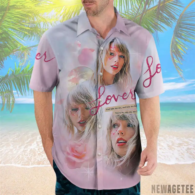 stylish taylor swift lover hawaiian shirt beach shorts embrace the tropical vibe 1 3 Taylor Swift Lover Hawaiian Shirt IDF134848 Idea Fanatic