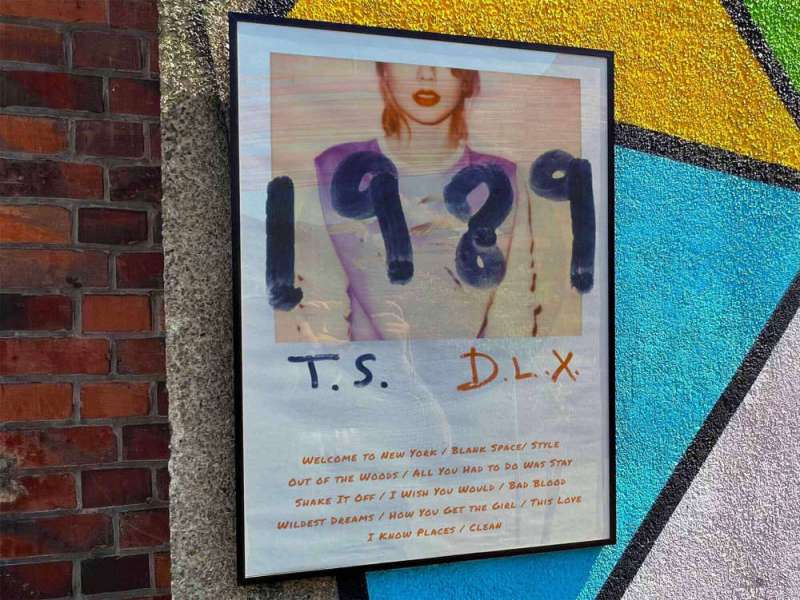 taylor swift 1989 album cover poster fac deluxe 1 Taylor Swift "1989" Album Cover Poster IDF163655 Idea Fanatic