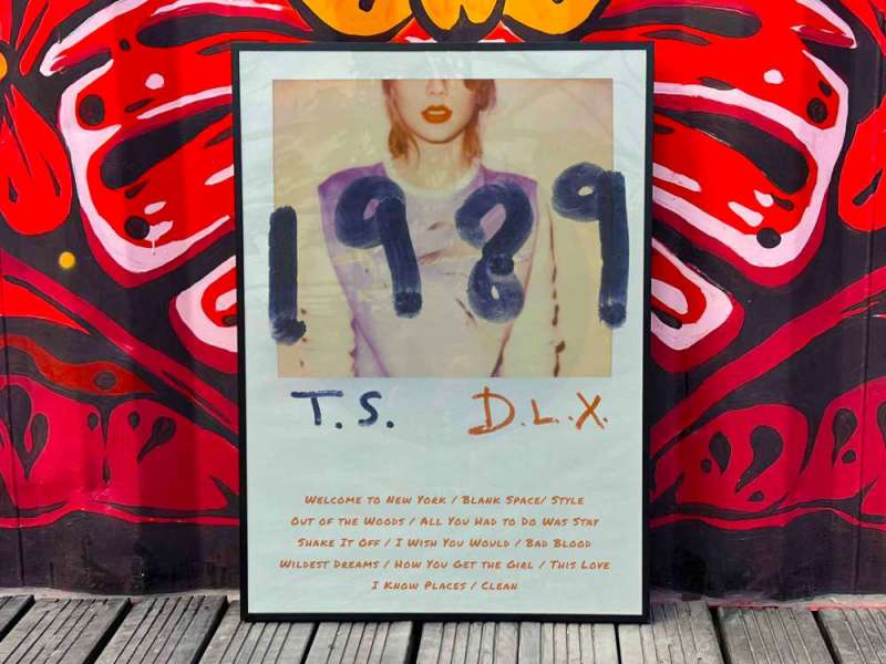 taylor swift 1989 album cover poster fac deluxe 2 Taylor Swift "1989" Album Cover Poster IDF163655 Idea Fanatic