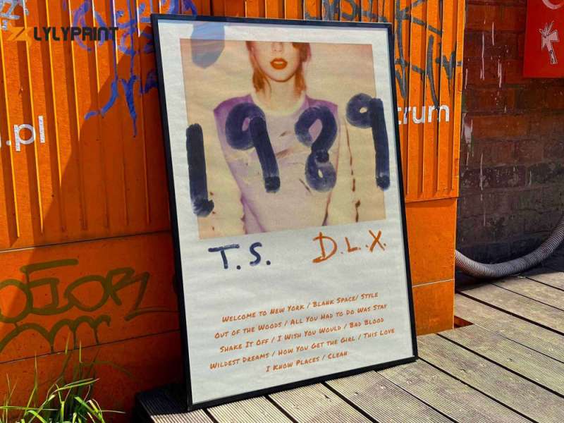 taylor swift 1989 album cover poster fac Taylor Swift "1989" Album Cover Poster IDF163655 Idea Fanatic