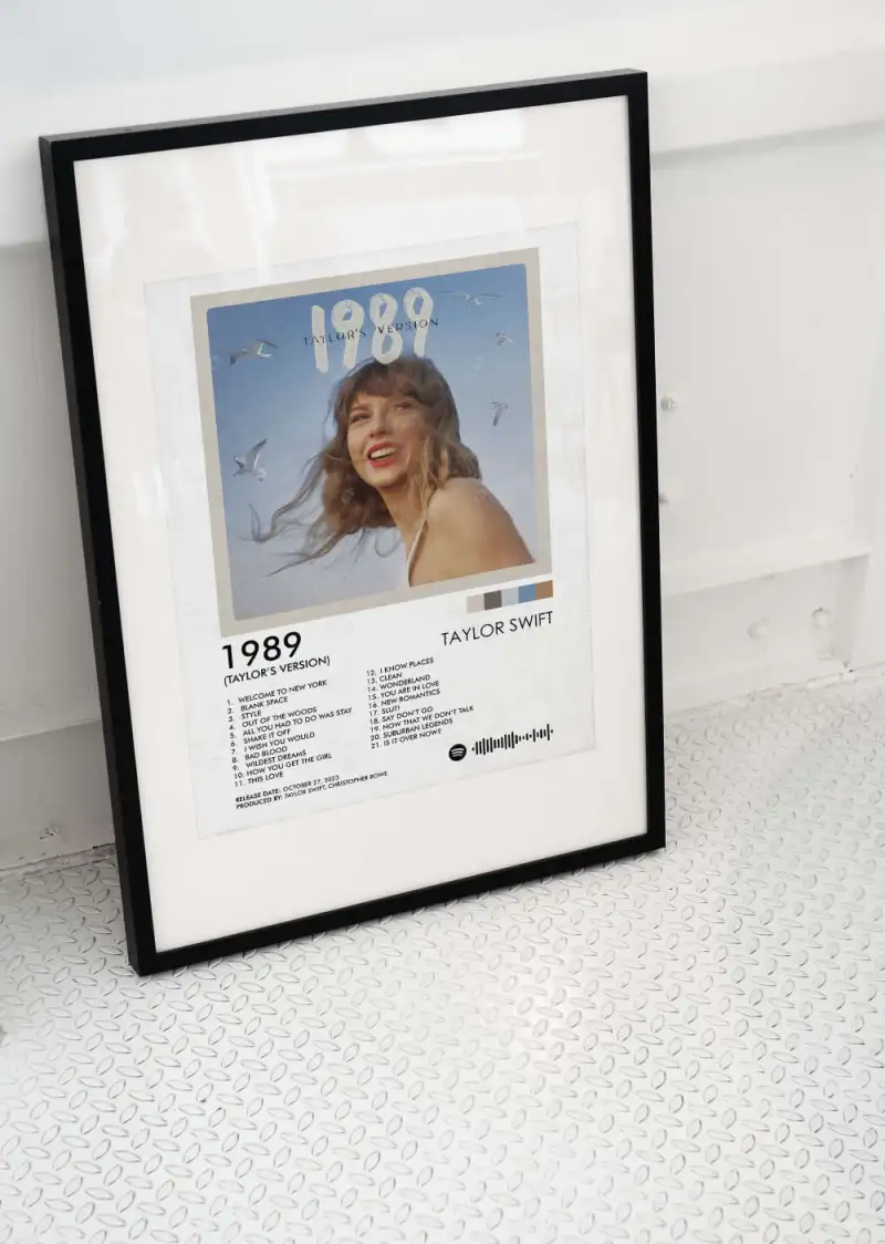 taylor swift 1989 taylor s version poster taylor swift poster print taylor swift wall decor wall art album cover 4 Taylor Swift 1989 Taylor's Version Poster IDF168961 Idea Fanatic