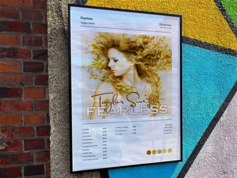 taylor swift fearless album cover poster 5 2 Taylor Swift "Fearless" Album Cover Poster #5 IDF163625 Idea Fanatic