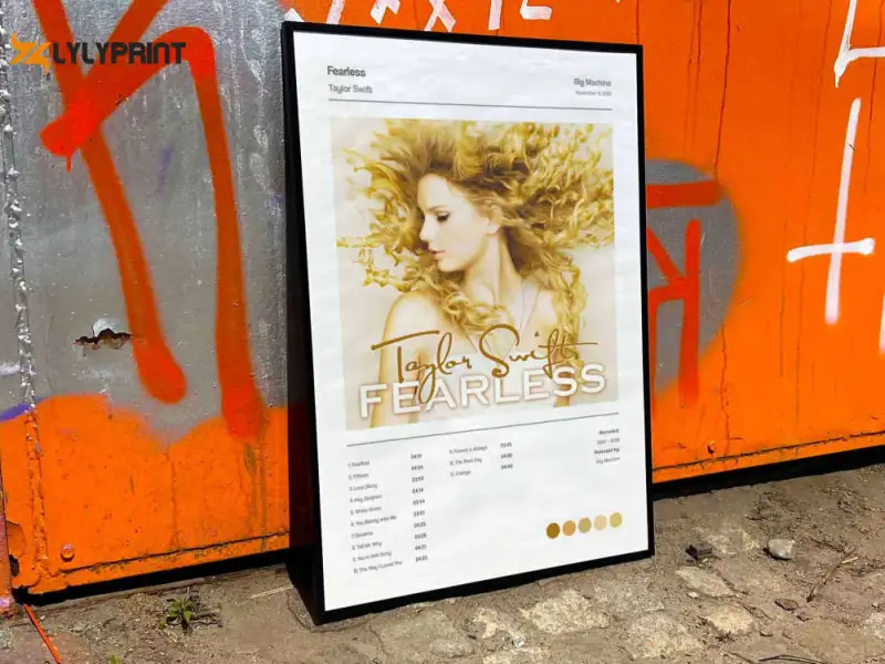 taylor swift fearless album cover poster 5 Taylor Swift "Fearless" Album Cover Poster #5 IDF163625 Idea Fanatic