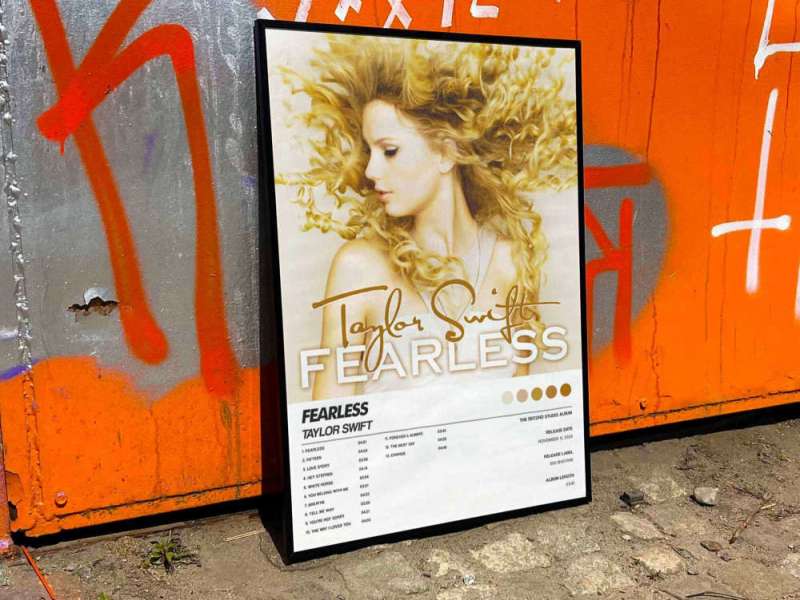 taylor swift fearless album cover poster 6 2 Taylor Swift "Fearless" Album Cover Poster #6 IDF162777 Idea Fanatic