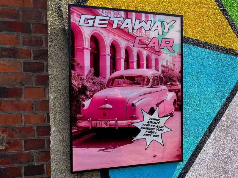 taylor swift getaway car album cover poster 3 1 Taylor Swift "Getaway car" Album Cover Poster #3 IDF102255 Idea Fanatic