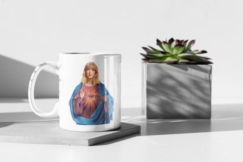 taylor swift jesus mug swiftie funny mug taylors version gifts swiftie merch coffee mug white 11 oz ceramic mug gift 1 Taylor Swift Jesus Mug IDF217802 Idea Fanatic