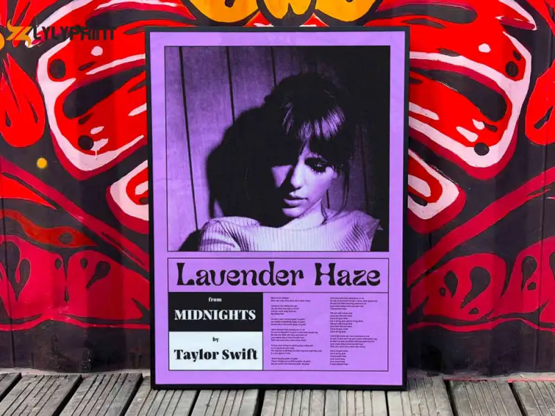 taylor swift lavender haze album cover poster 9 Taylor Swift "Lavender Haze" Album Cover Poster #9 IDF118098 Idea Fanatic