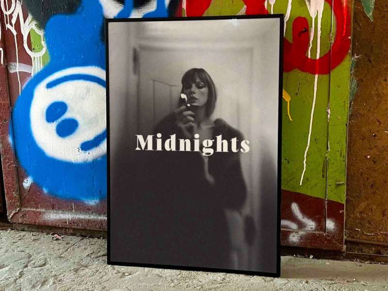 taylor swift midnights album cover poster 1 1 Taylor Swift "Midnights" Album Cover Poster # IDF104081 Idea Fanatic