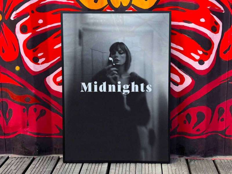 taylor swift midnights album cover poster 1 2 Taylor Swift "Midnights" Album Cover Poster # IDF104081 Idea Fanatic