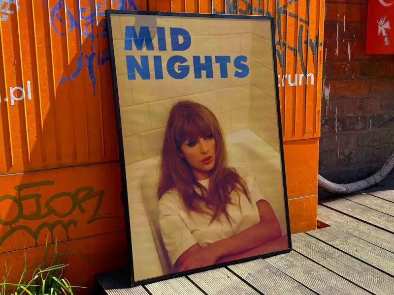 taylor swift midnights album cover poster 7 1 Taylor Swift "Midnights" Album Cover Poster #7 IDF102184 Idea Fanatic