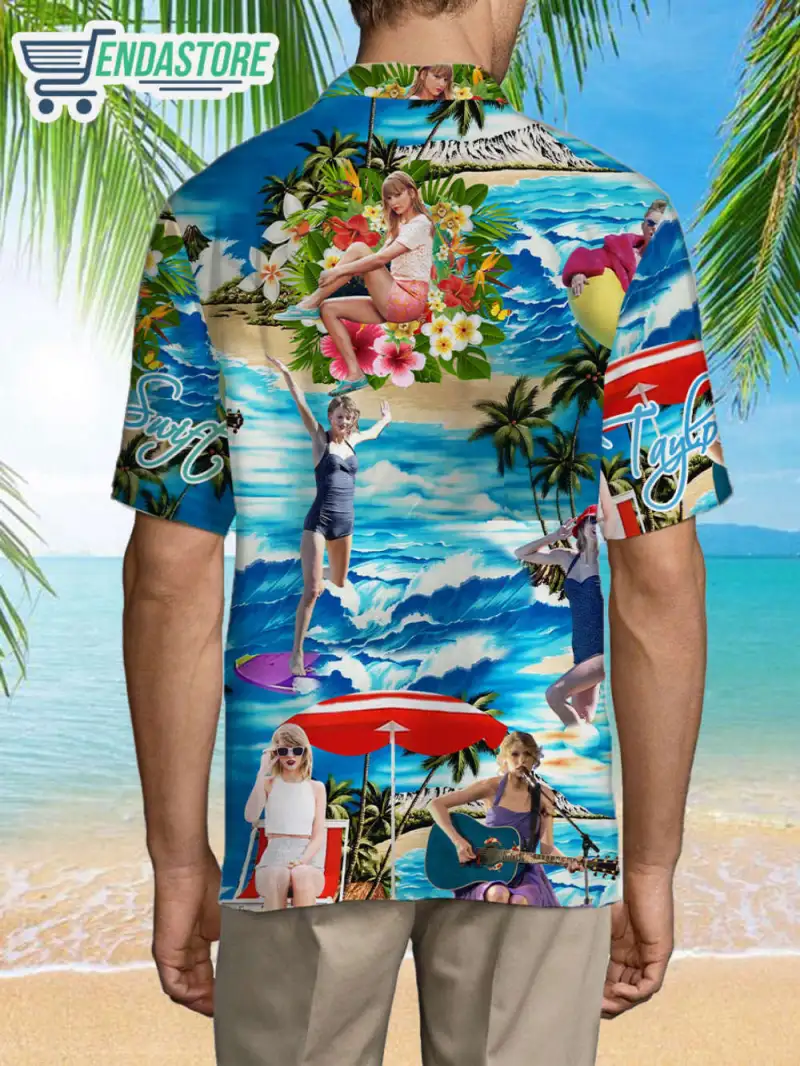 taylor swift on the beach hawaiian shirt trendy and stylish summer wear 4 Taylor Swift On The Beach Hawaiian Shirt IDF134859 Idea Fanatic