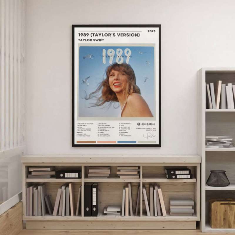 taylor swift posters 1989 taylor s version poster canvas album cover swift poster taylor swift print home decor wall decor gift idea 3 Taylor Swift Posters 1989 (Taylor's Version) Poster Canvas IDF120033 Idea Fanatic