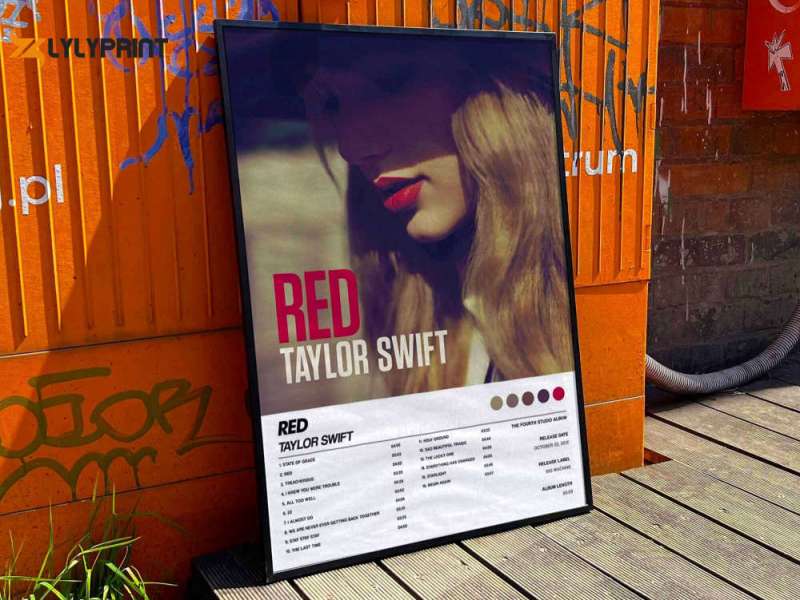 taylor swift red album cover poster 6 Taylor Swift "Red" Album Cover Poster #6 IDF137331 Idea Fanatic