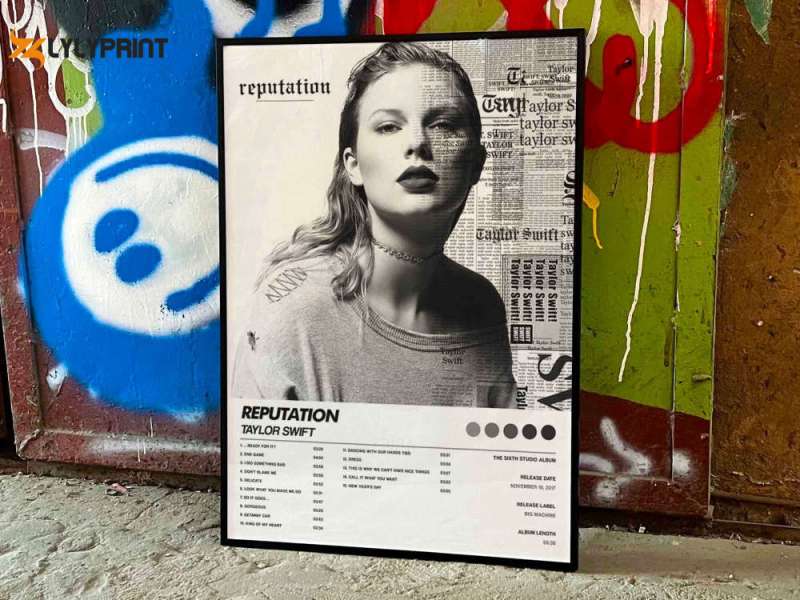 taylor swift reputation album cover poster for home room decor 6 Taylor Swift "Reputation" Album Cover Poster for Home Room Decor #6 IDF166740 Idea Fanatic