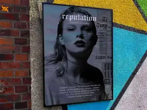 taylor swift reputation album cover poster for home room decor fac Home Idea Fanatic