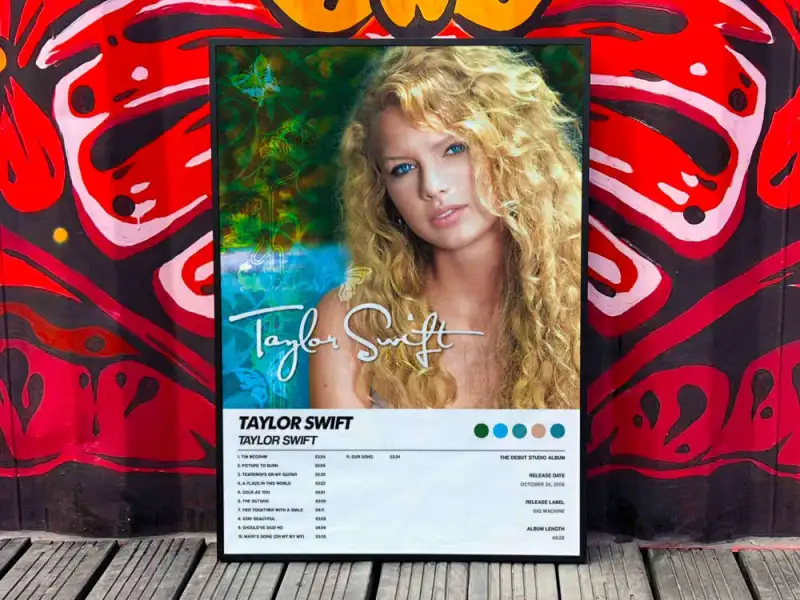 taylor swift taylor swift album cover poster 6 1 Taylor Swift "Taylor Swift" Album Cover Poster #6 IDF162753 Idea Fanatic