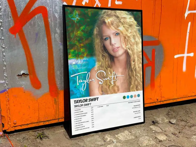 taylor swift taylor swift album cover poster 6 2 Taylor Swift "Taylor Swift" Album Cover Poster #6 IDF162753 Idea Fanatic