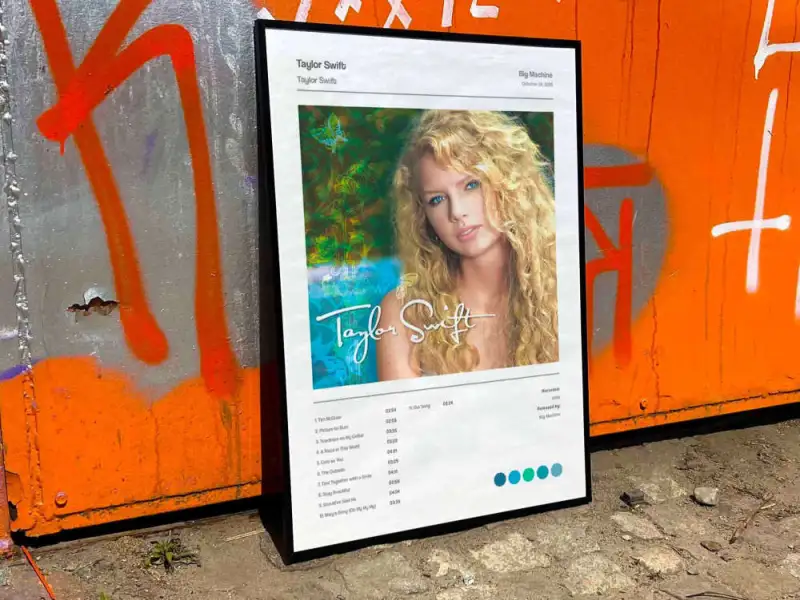 taylor swift taylor swift album cover poster for home room decor 5 1 Taylor Swift "Taylor Swift" Album Cover Poster for Home Room Decor #5 IDF164267 Idea Fanatic