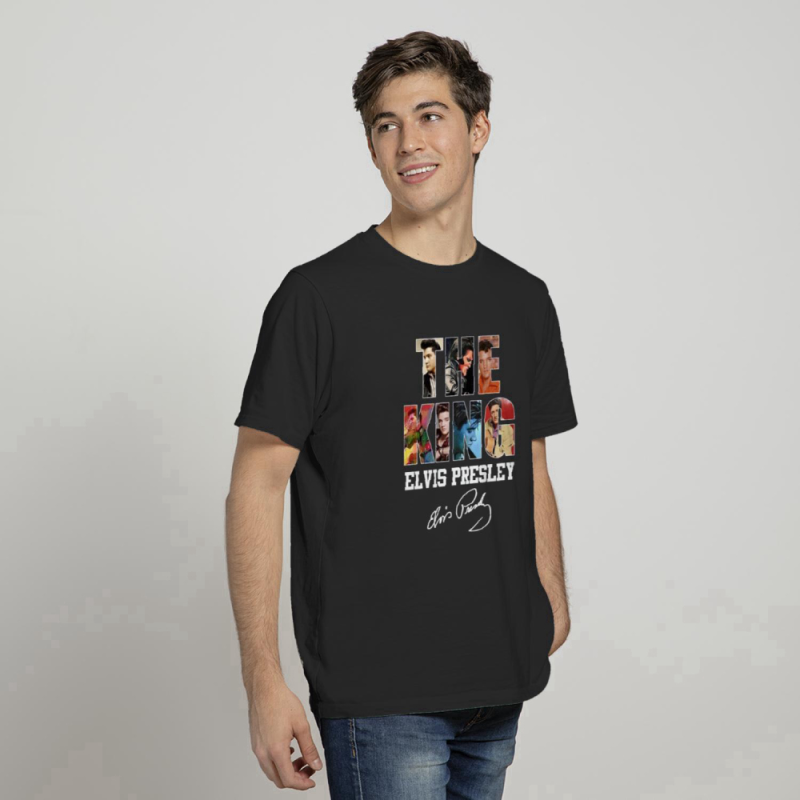 the king elvis presley signatures t shirt 1 The King Elvis Presley Signatures T-Shirt IDF142451 Idea Fanatic