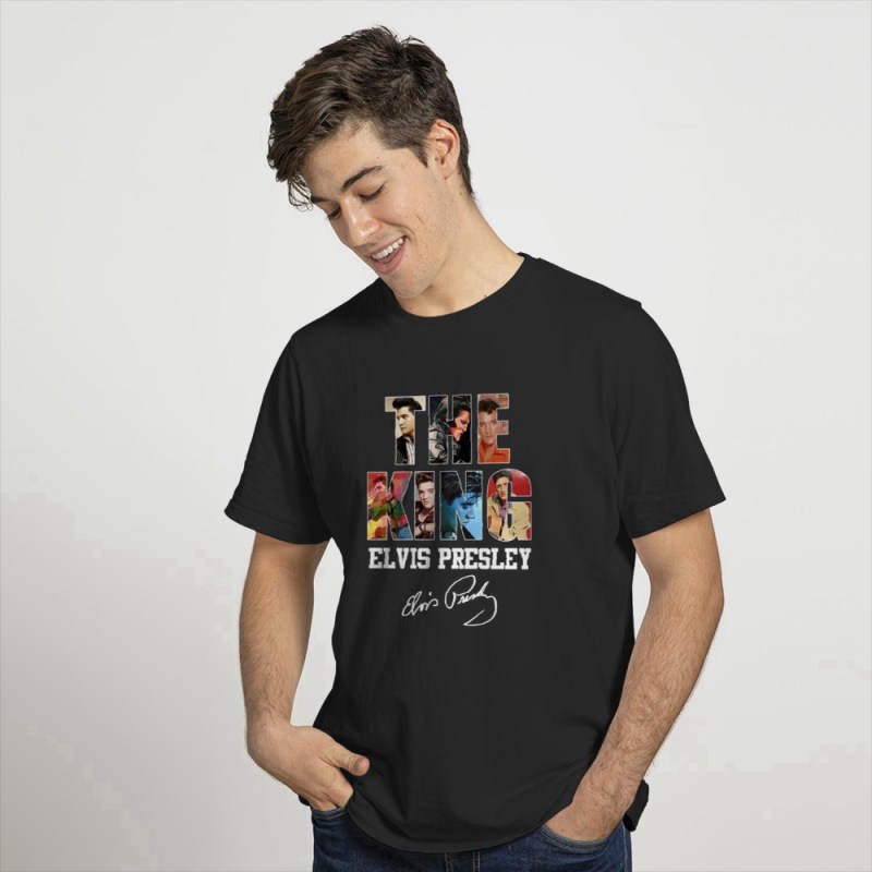 the king elvis presley signatures t shirt 2 The King Elvis Presley Signatures T-Shirt IDF142451 Idea Fanatic