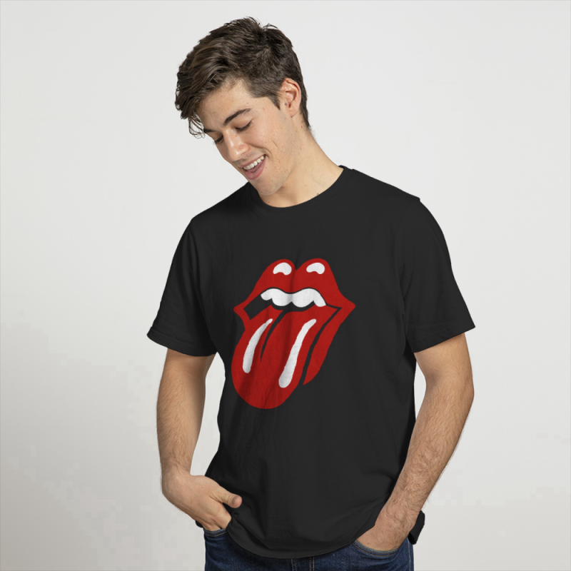 the rolling stones classic tongue logo rock tee t shirt 1 The Rolling Stones Classic Tongue Logo Rock Tee T-Shirt IDF141563 Idea Fanatic