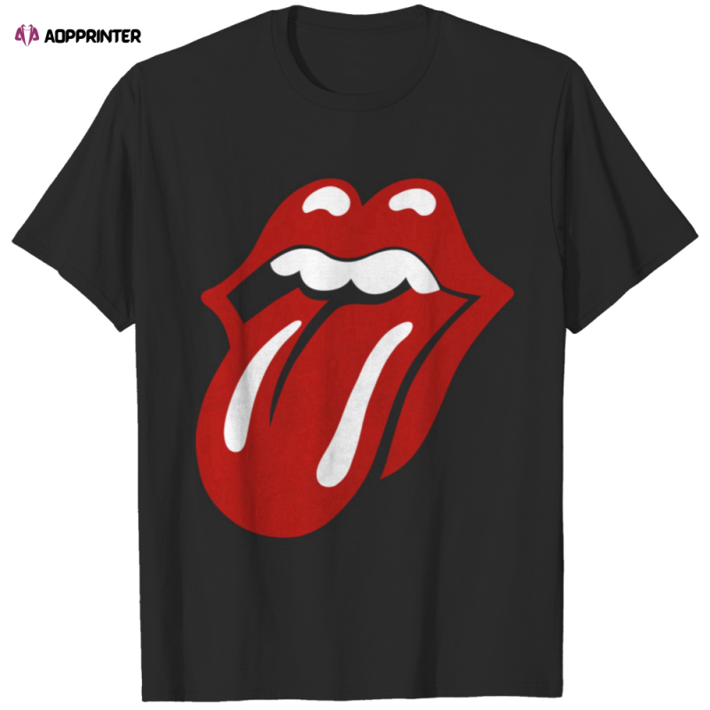 the rolling stones classic tongue logo rock tee t shirt The Rolling Stones Classic Tongue Logo Rock Tee T-Shirt IDF141563 Idea Fanatic