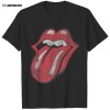 the rolling stones distressed tongue premium t shirt The Rolling Stones Distressed Tongue Premium T-Shirt IDF141529 Idea Fanatic