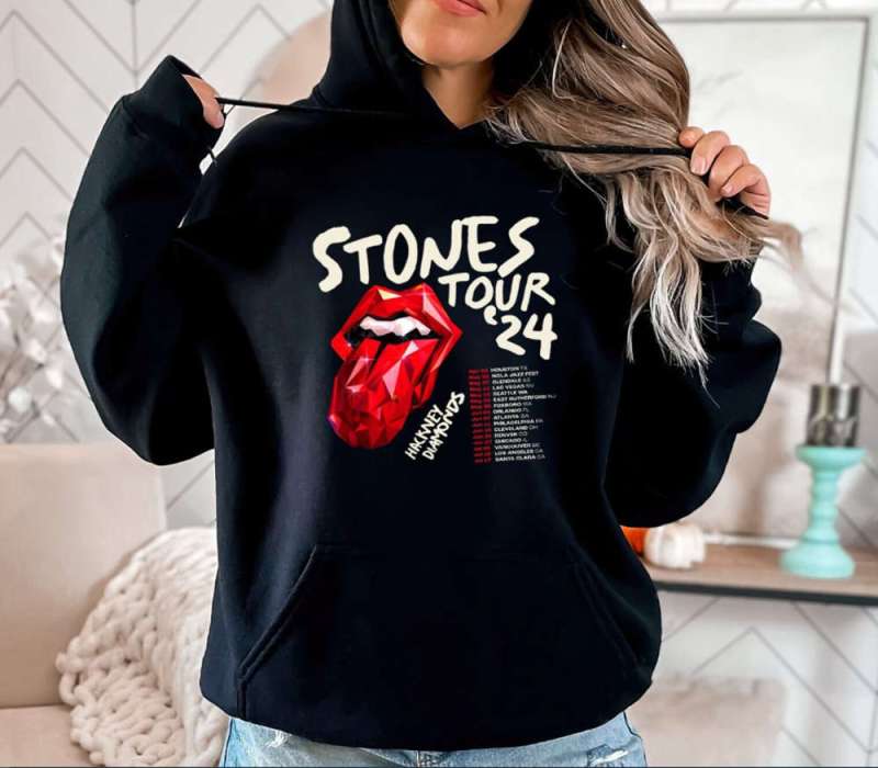 the rolling stones hackney diamonds tour 2024 shirt sweatshirt hoodie rolling stones shirt unisex shirt 1 The Rolling Stones Hackney Diamonds Tour 2024 Unisex Shirt IDF115463 Idea Fanatic