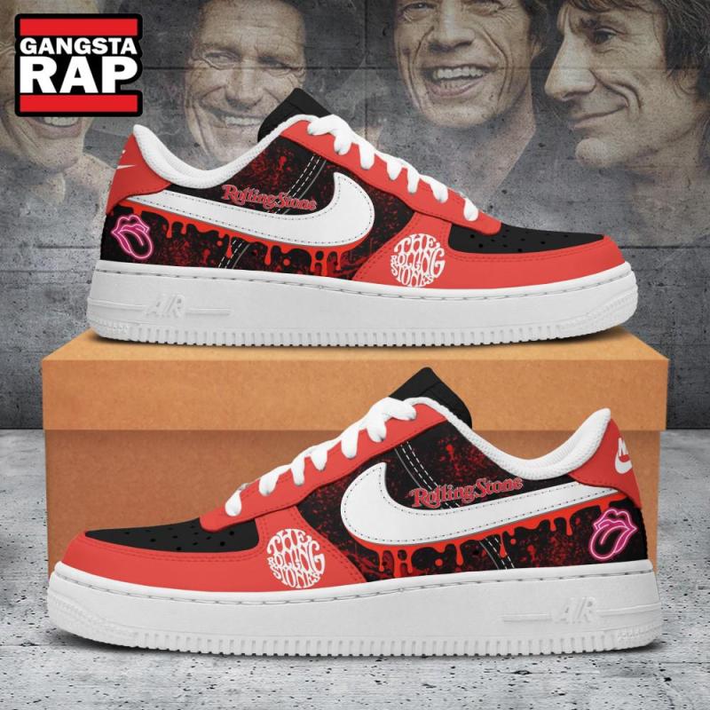 the rolling stones music fans lover air force 1 sneaker shoes5217 The Rolling Stones Music Fans Lover Air Force 1 Sneakers IFDDAF10052 Idea Fanatic