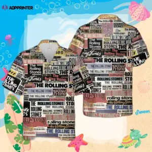 the rolling stones pattern hawaiian shirt rock n roll lovers Home Idea Fanatic