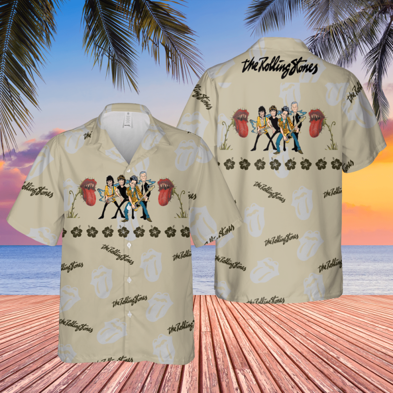 the rolling stones rock n roll band hawaiian shirt The Rolling Stones Rock n Roll Band Hawaiian Shirt IDF84769 Idea Fanatic