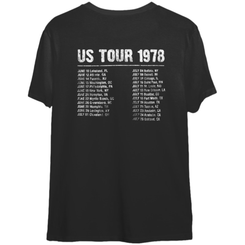 the rolling stones unisex tee us tour 1978 2 The Rolling Stones Unisex Tee: US Tour 1978 IDF141555 Idea Fanatic