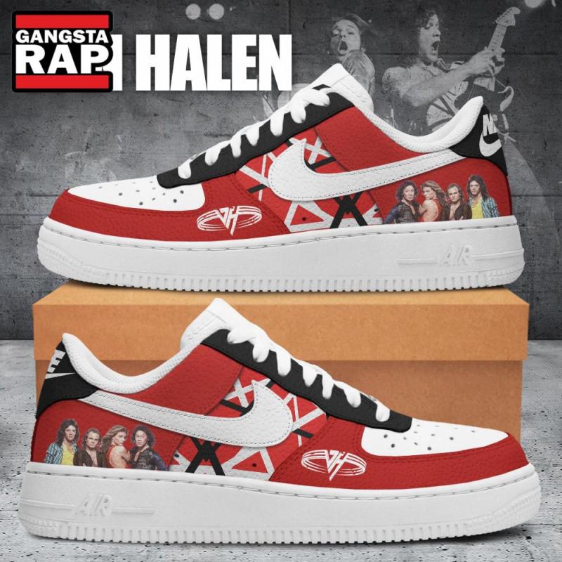 van halen music band air force 1 sneaker shoes6790 Van Halen Music Band Air Force 1 Sneakers IFDDAF10056 Idea Fanatic