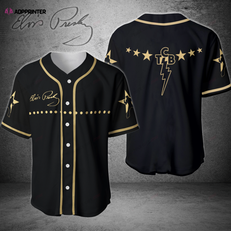 vintage elvis presley baseball jersey rock n roll style for fans Vintage Elvis Presley Baseball Jersey IDF110824 Idea Fanatic