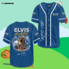 vintage elvis presley blue black baseball jersey rock n roll memorabilia Vintage Elvis Presley Blue Black Baseball Jersey IDF104247 Idea Fanatic