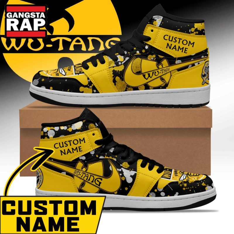 wutang clan rap hip hop air jordan 1 hightop shoes0416 Wu-Tang Clan Rap Hip Hop Air Jordan 1 Hightop Shoes IFDDAJ10104 Idea Fanatic