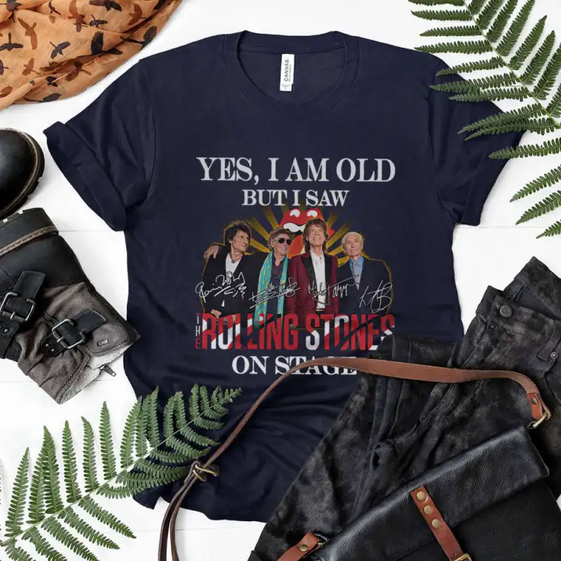 yes i am old but i saw the rolling stones on stage signatures shirt ls hoodie 2 Yes I am old but I saw The Rolling Stones on stage signatures shirt, ls, hoodie IDF147362 Idea Fanatic